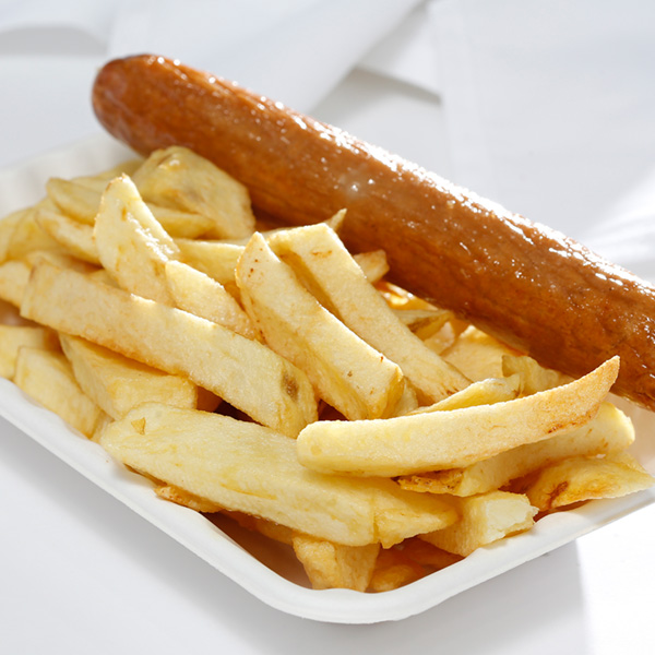 Sausage and Chips | Bwangu Delivery