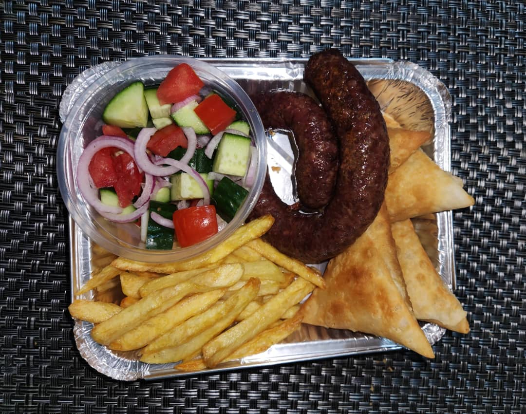 Beef Sausage Platter | Bwangu Delivery