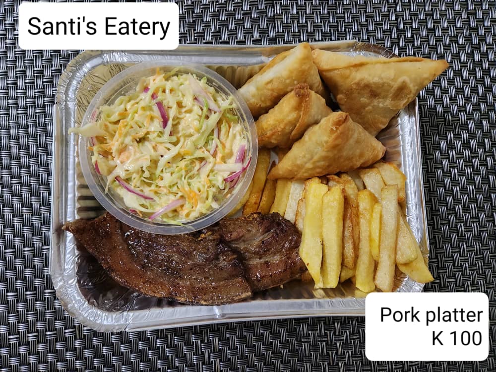 Pork Platter with Coleslaw | Bwangu Delivery