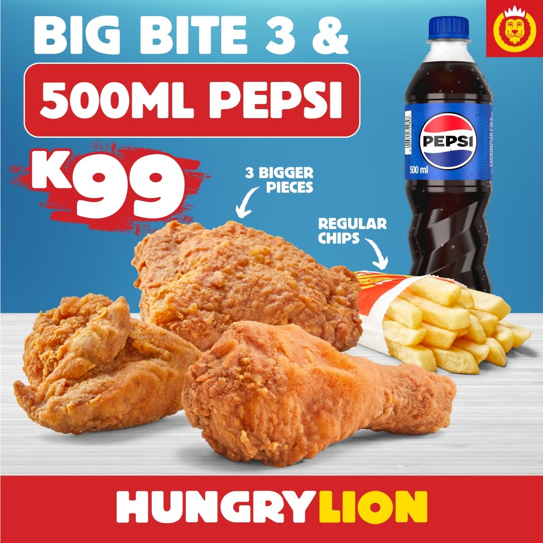 Big bite 3 & Pepsi | Bwangu Delivery