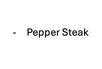 Pepper Steak | Bwangu Delivery