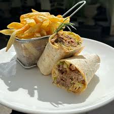 Beef Wrap and Chips | Bwangu Delivery