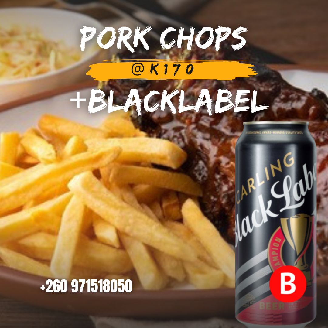 Pork Chops and Black Label | Bwangu Delivery
