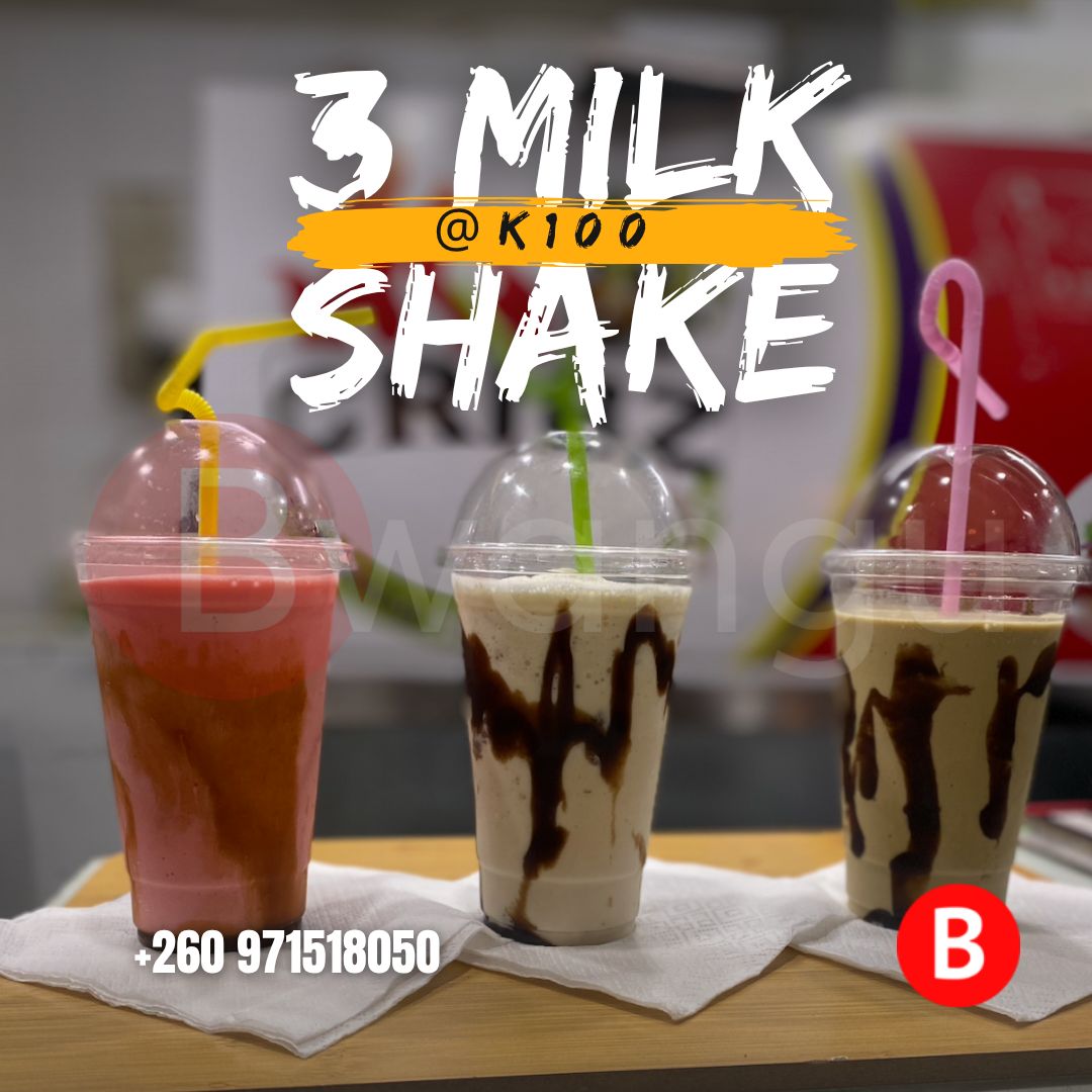 3 Milk Shake Promo | Bwangu Delivery