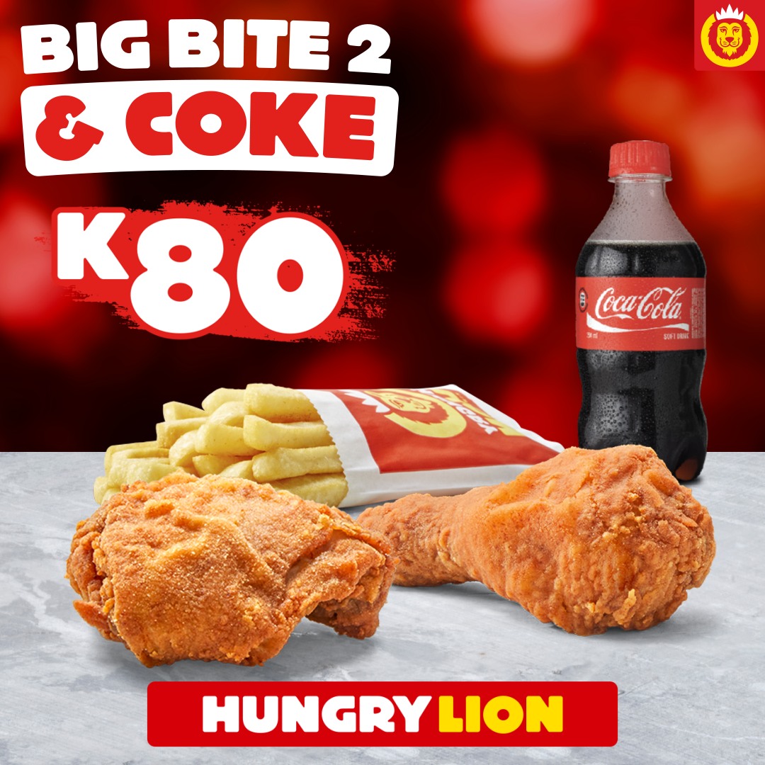 Big bite 2 & Coke | Bwangu Delivery